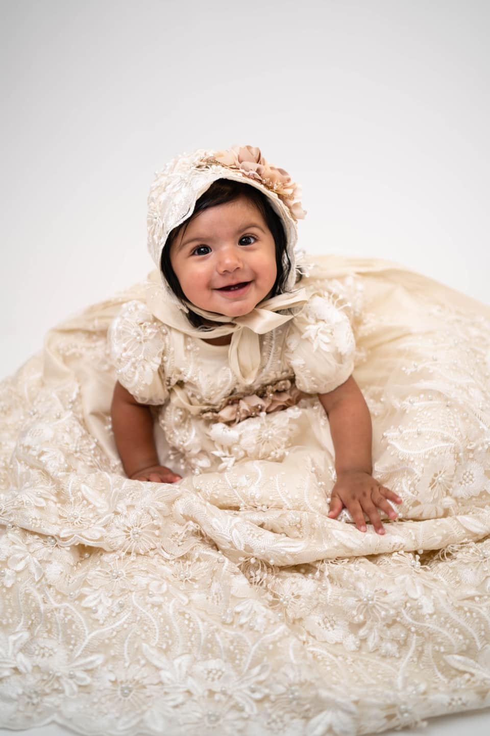 Parent holding a child close during a playful Vacaville family photo session.