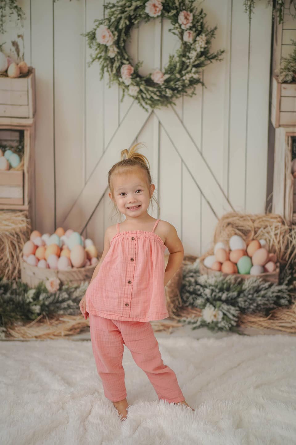 Young child in soft neutral light during a family photography session in Solano County.