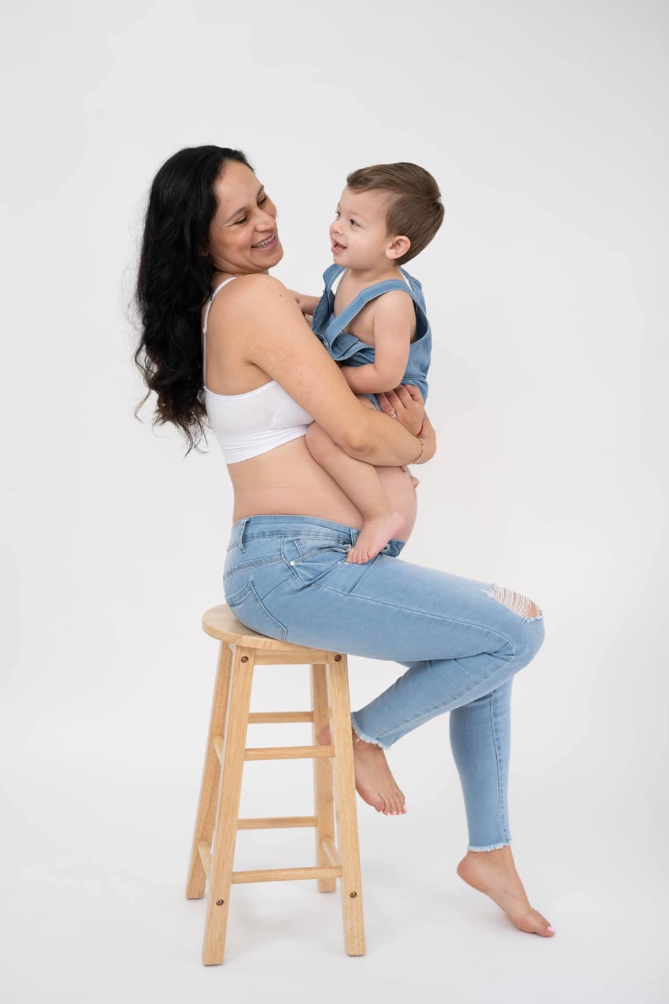 Maternity portrait with soft backlight during a Vacaville photo session.